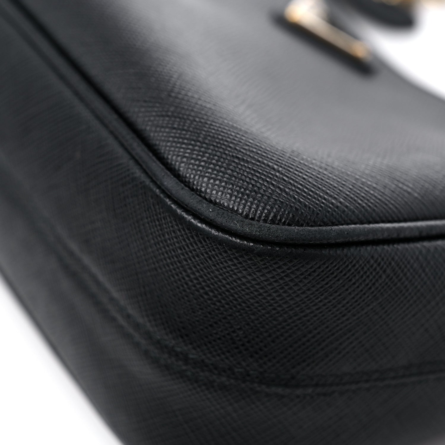 Prada Saffiano Lux Re-Edition 2005 Shoulder Bag Black 9 of 13
