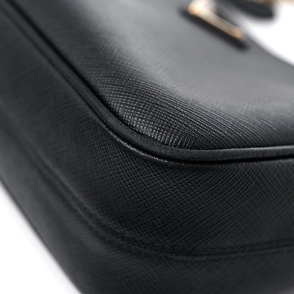 Prada Saffiano Lux Re-Edition 2005 Shoulder Bag Black 9 of 13