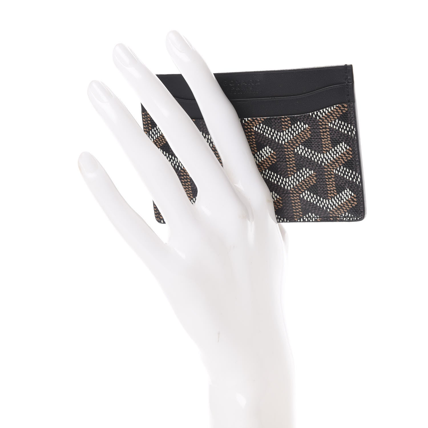Goyard Goyardine Saint Sulpice Card Holder Black 2 of 8