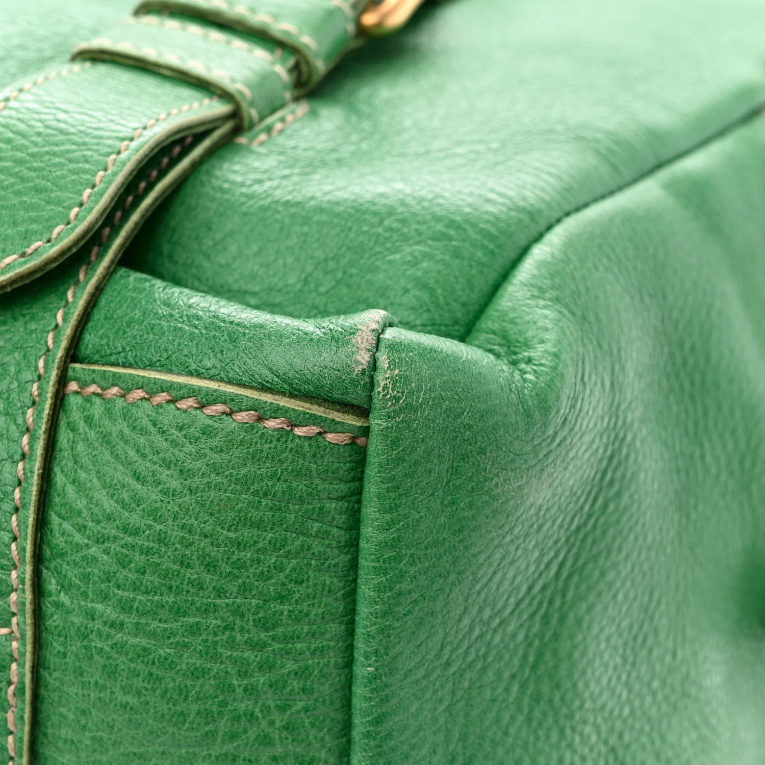 Prada Cervo Logo Embossed Folding Tote Acquamarina 11 of 16