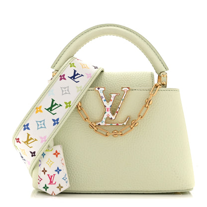 Louis Vuitton LV X TM Taurillon Mini Capucines Green 1 of 9