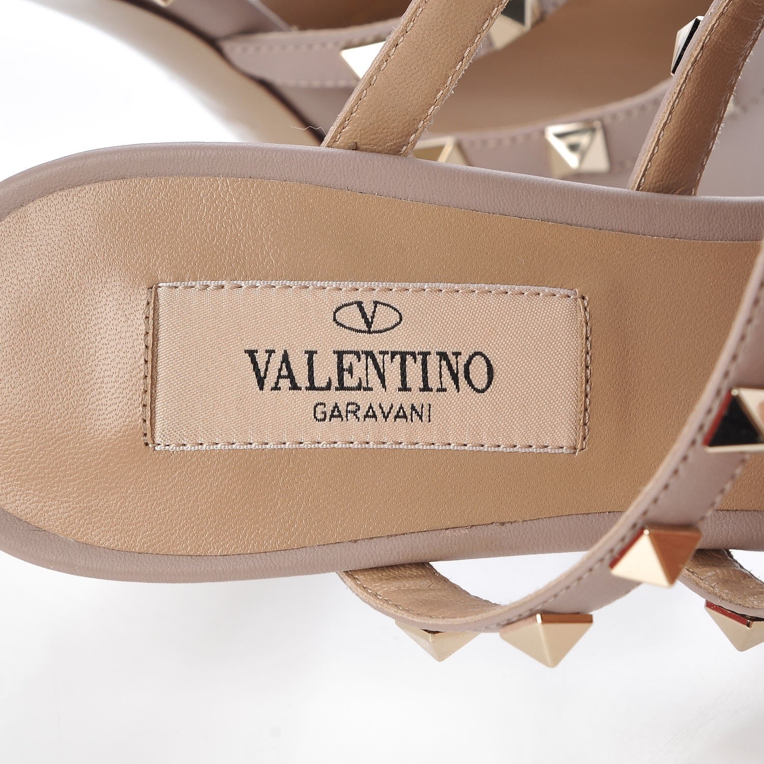 Valentino Garavani Patent Rockstud 90mm Cage Mules 36 Poudre 6 of 9