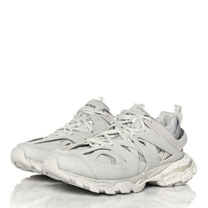 Balenciaga Rubber Mesh Fabric Monocolor Recycled Sole Womens Track Sneakers 39 White 3 of 8