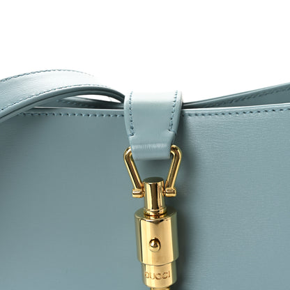 Gucci Boarded Dyana Lux Calfskin Small Jackie 1961 Hobo Dusty Azure 8 of 10