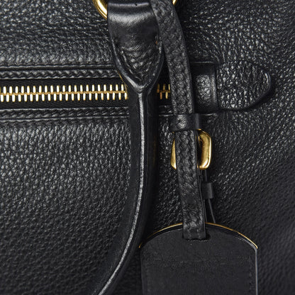 Prada Vitello Phenix Shopping Bag Black 18 of 23