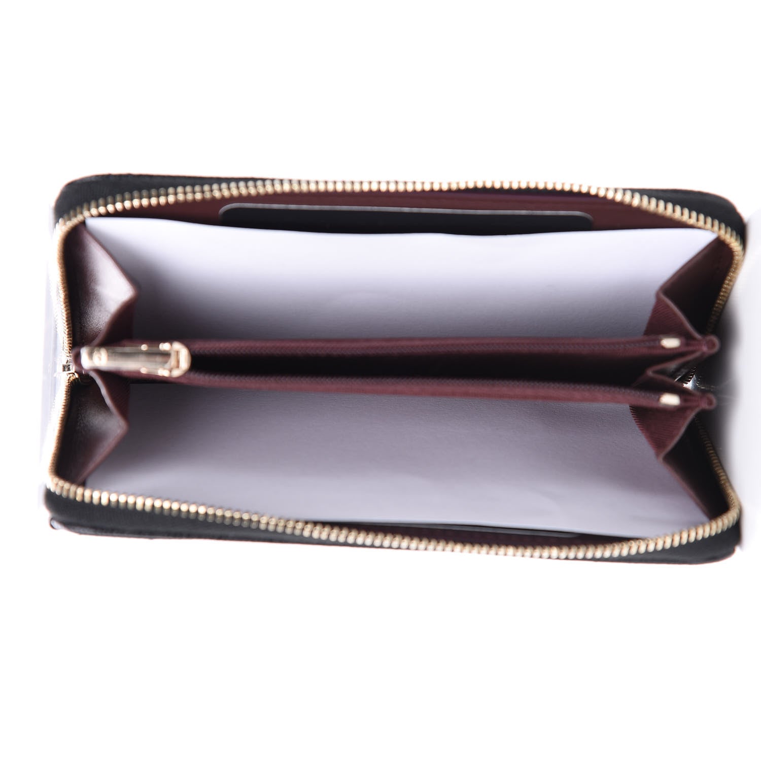 Chanel Caviar Quilted Small Zip Around Wallet Black 5 of 11