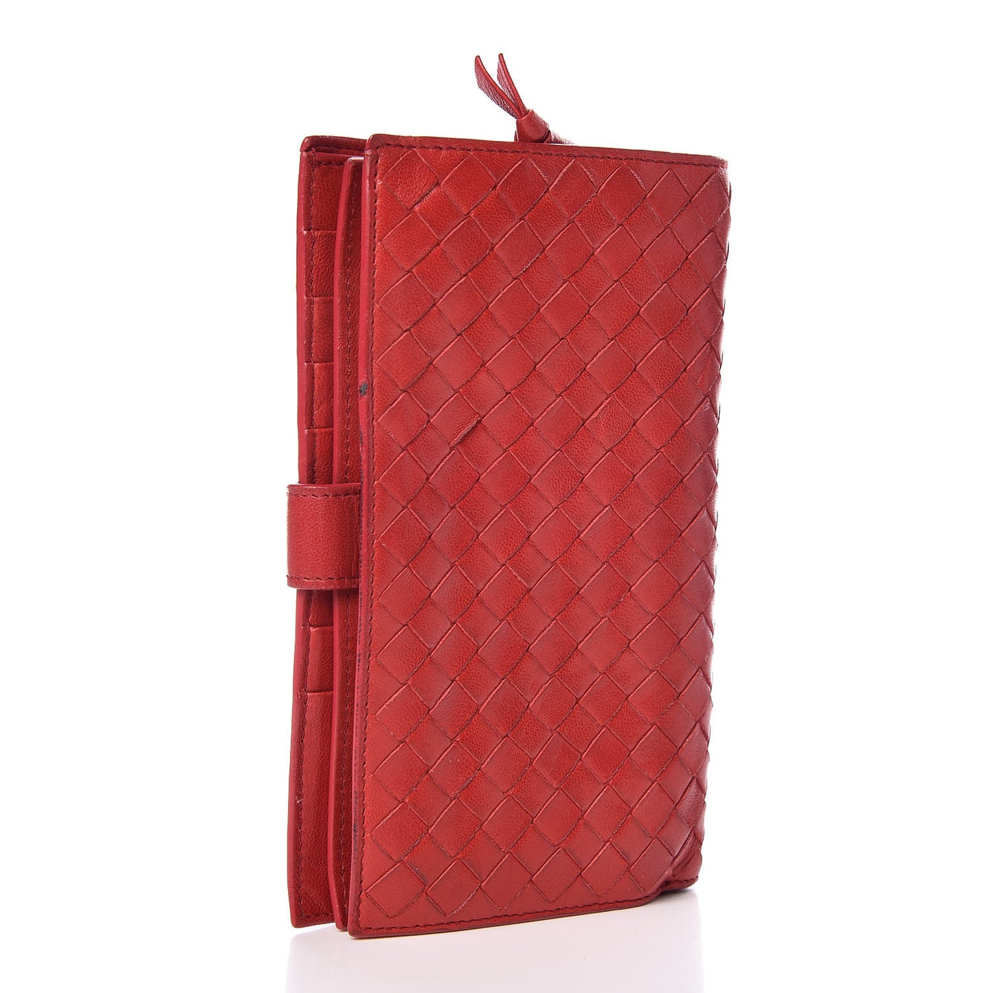 Nappa Intrecciato Continental Snap Wallet