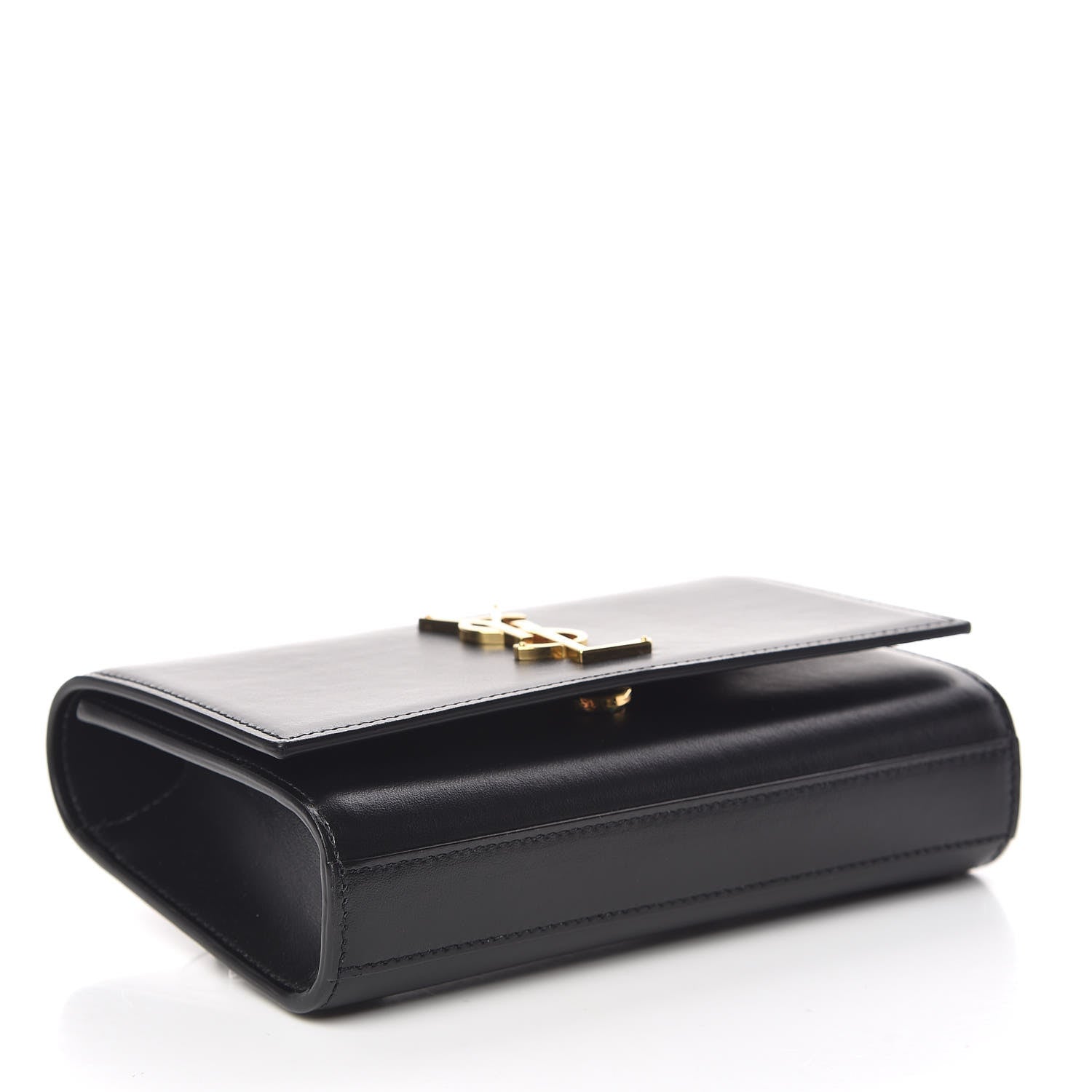 Saint Laurent Smooth Calfskin Monogram Kate Belt Bag Black 4 of 9