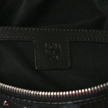 MCM Visetos Studded Belt Bag Black 6 of 11