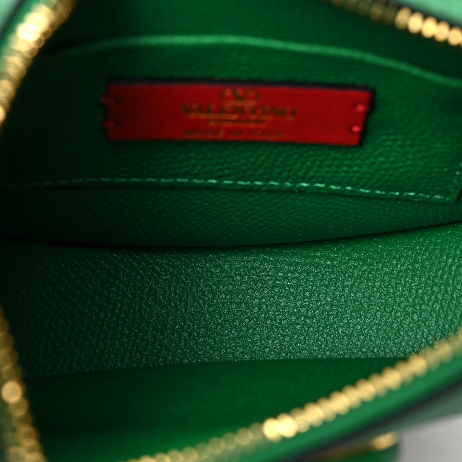 Valentino Garavani Grainy Calfskin Mini Vlogo Hobo Bag Gea Green 4 of 6