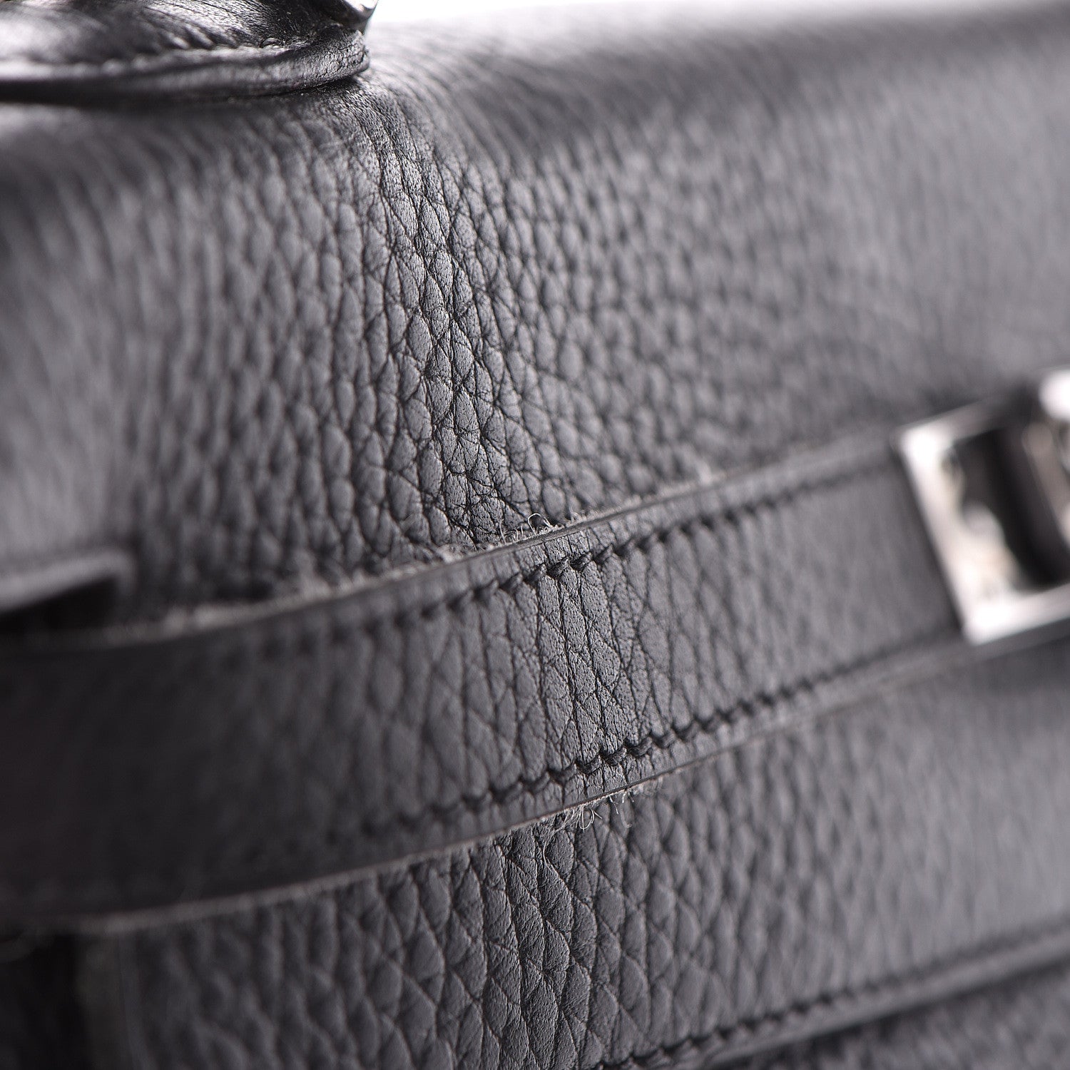 Hermes Taurillon Clemence Kelly Retourne 32 Black 56 of 57
