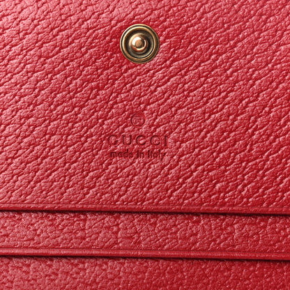Gucci GG Supreme Monogram Queen Margaret Card Case Red 5 of 9