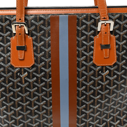 Goyard Goyardine Stripe Sac Marie Galante GM Black Gold 7 of 13