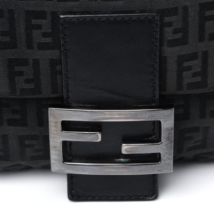 Fendi Zucchino Baguette Black 5 of 5