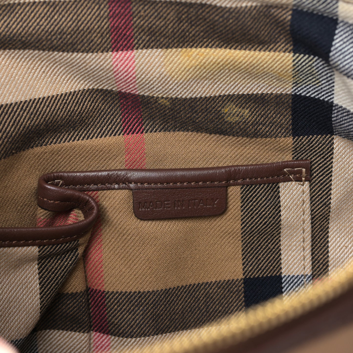 Calfskin House Check Small Salisbury Tote Brown