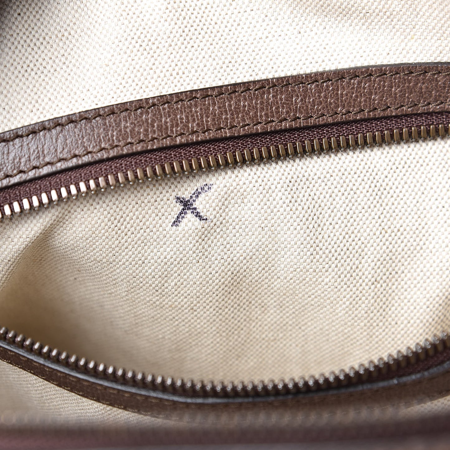 GG Supreme Monogram Web Medium Ophidia Messenger Bag Brown