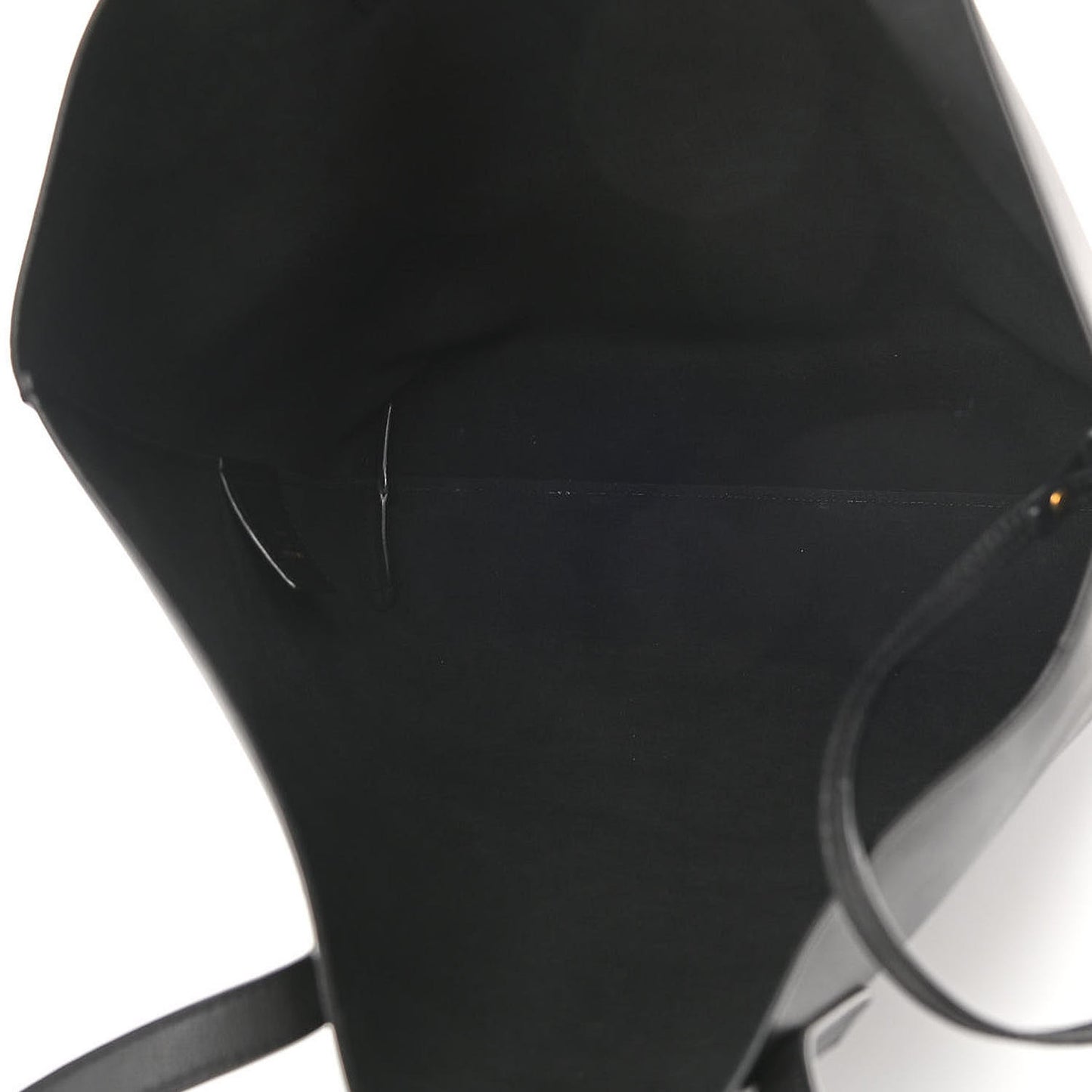 Calfskin Medium Shopper Tote Black