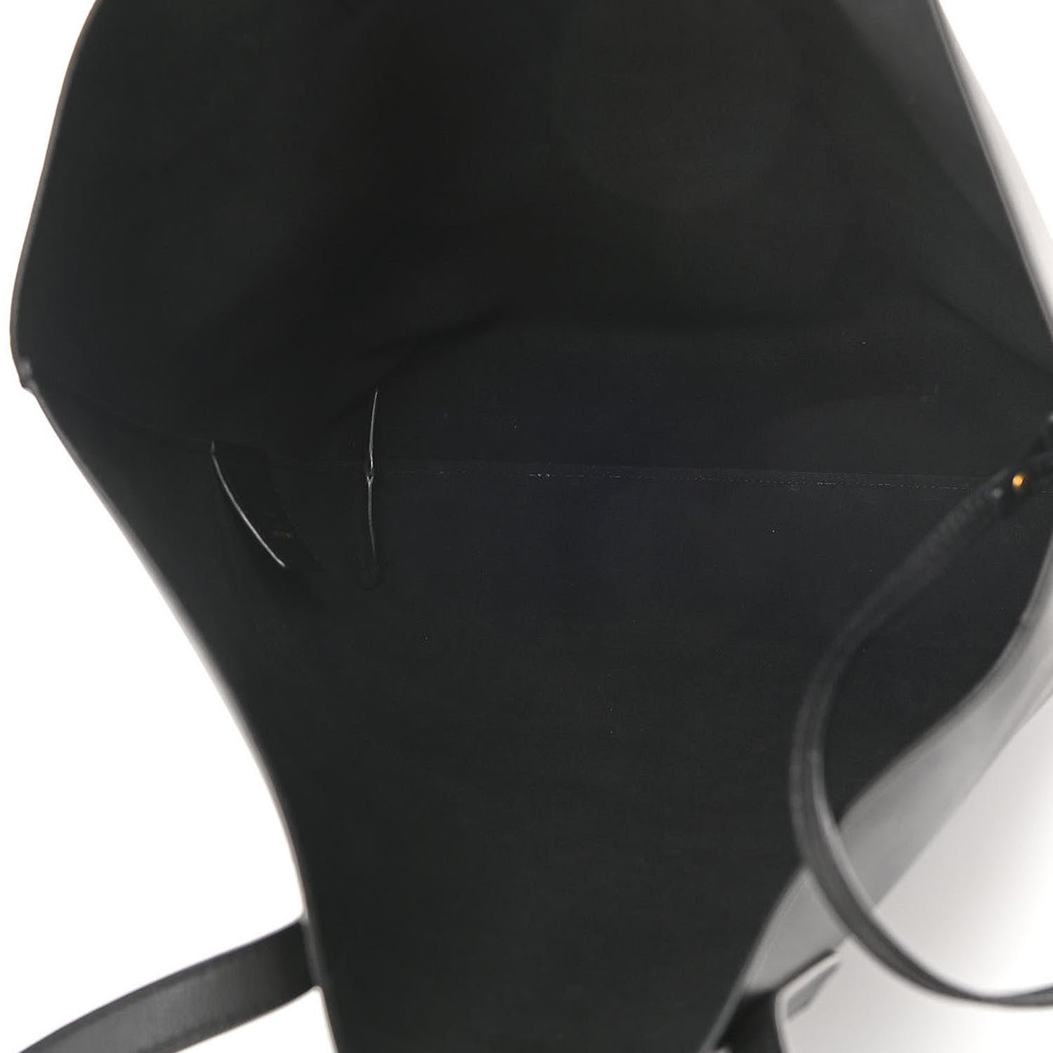 Saint Laurent Calfskin Medium Shopper Tote Black 6 of 11