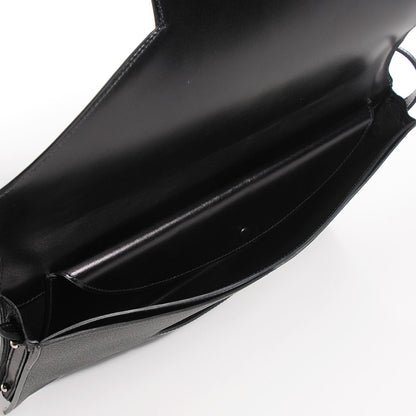 Hermes Box Calf Taurillon Clemence Faco Clutch Black 5 of 14