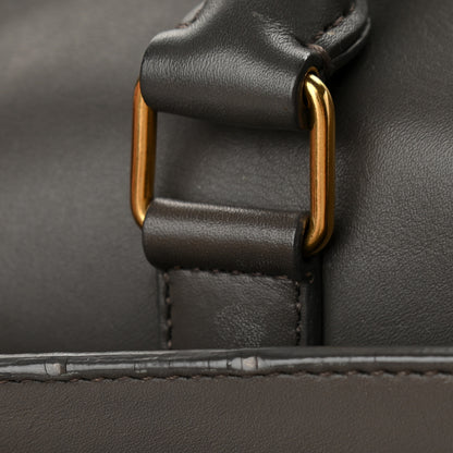 Saint Laurent Calfskin Classic Duffle 12 Earth 15 of 16