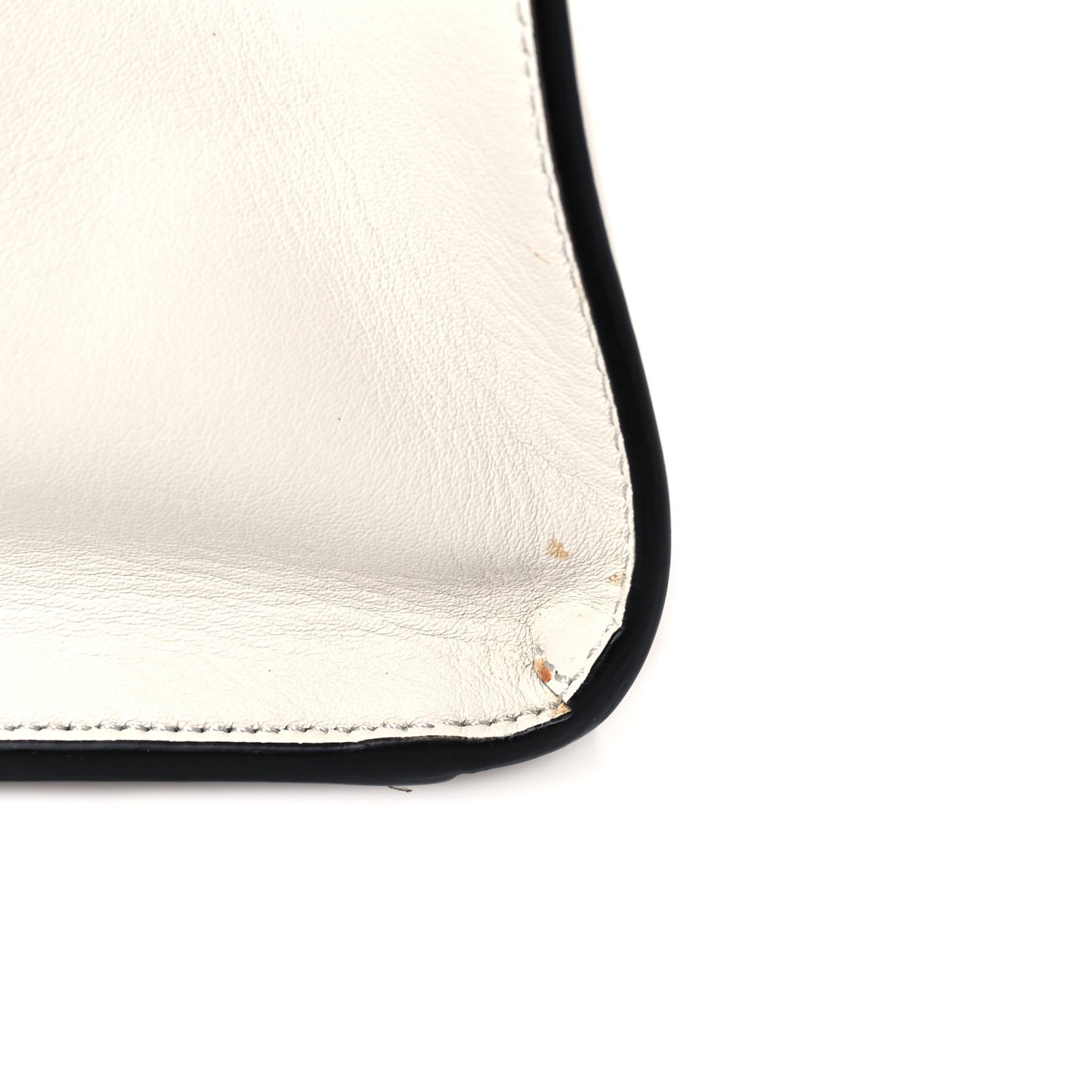 Vitello Seta Glazed Fabric FF 1974 Medium Peekaboo X-Lite White Ice Mogano Panna
