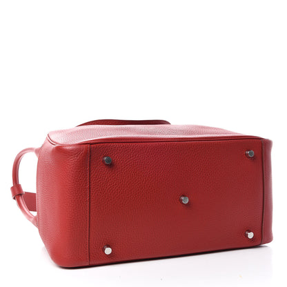 Hermes Taurillon Clemence Lindy 34 Rouge Vif 4 of 16