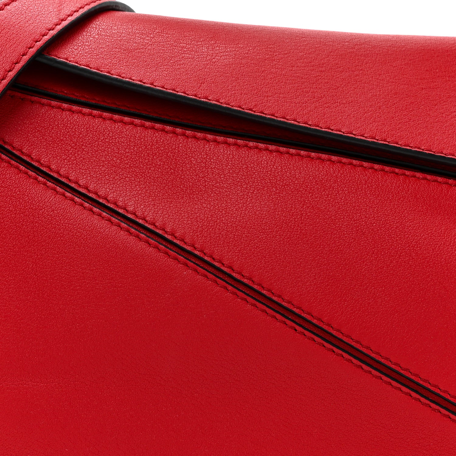 Loewe Calfskin Small Puzzle Bag Scarlet 7 of 13