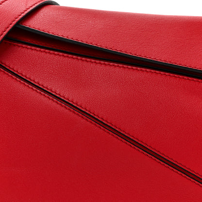 Loewe Calfskin Small Puzzle Bag Scarlet 7 of 13