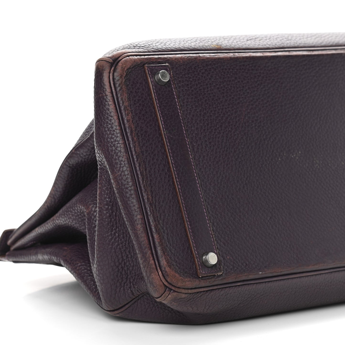 Taurillon Clemence Birkin 40 Raisin