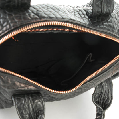 Alexander Wang Pebbled Lambskin Rocco Black Rose Gold Hardware 5 of 7