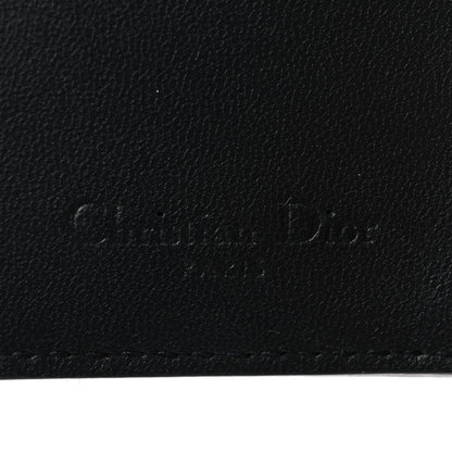 Christian Dior Metallic Patent Micro-Cannage Lady Dior Card Holder Silver 7 of 9
