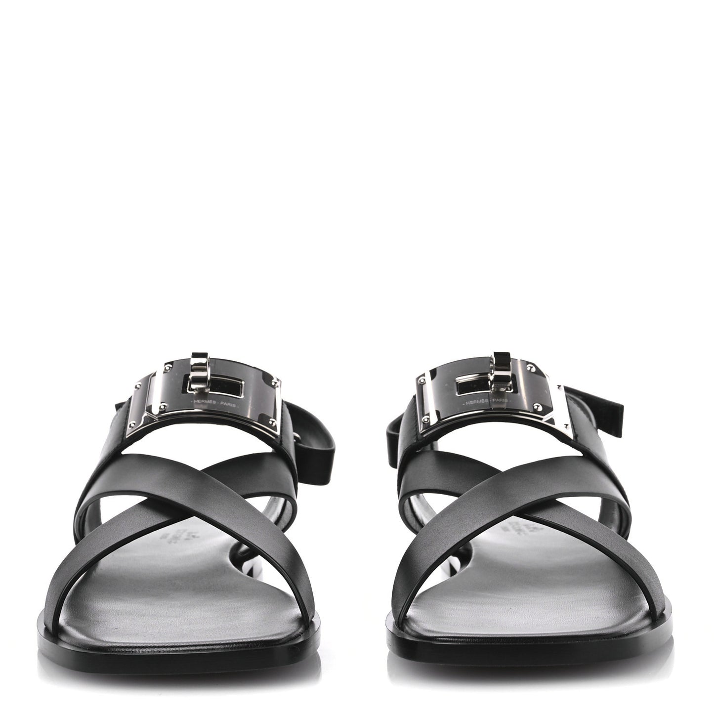 Calfskin Womens Ines Sandals 39 Black