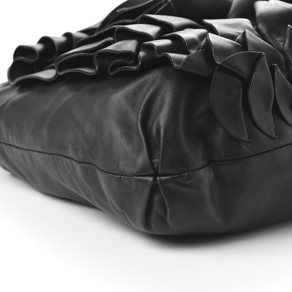 Valentino Garavani Nappa Pleated Tote Black 6 of 9