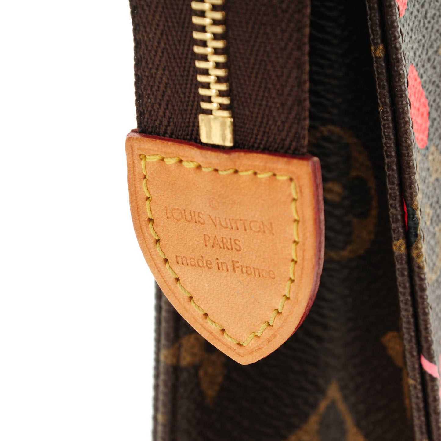 Monogram Jungle Dots Toiletry Pouch 26 Sugar Pink Poppy