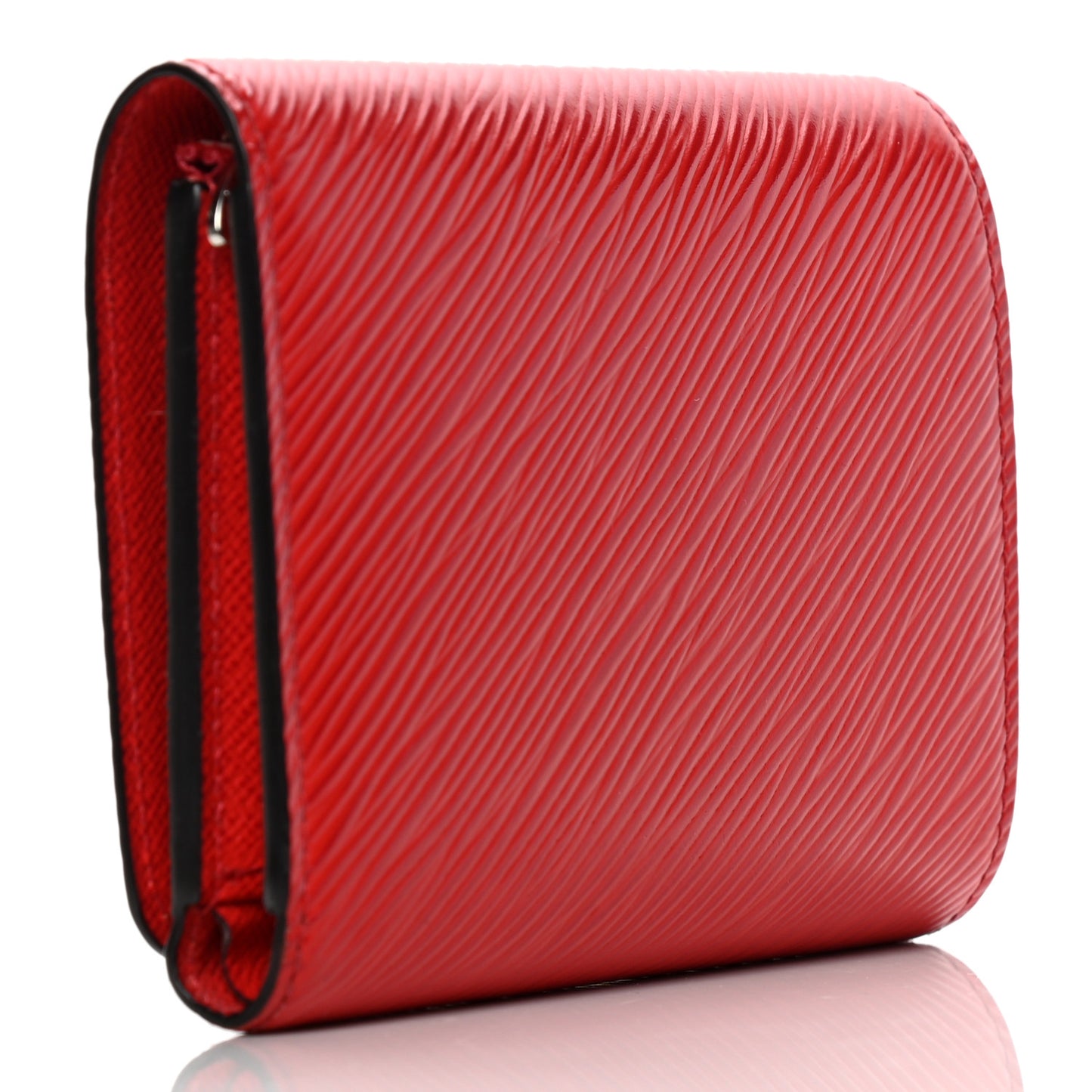 Epi Twist Compact Wallet Coquelicot