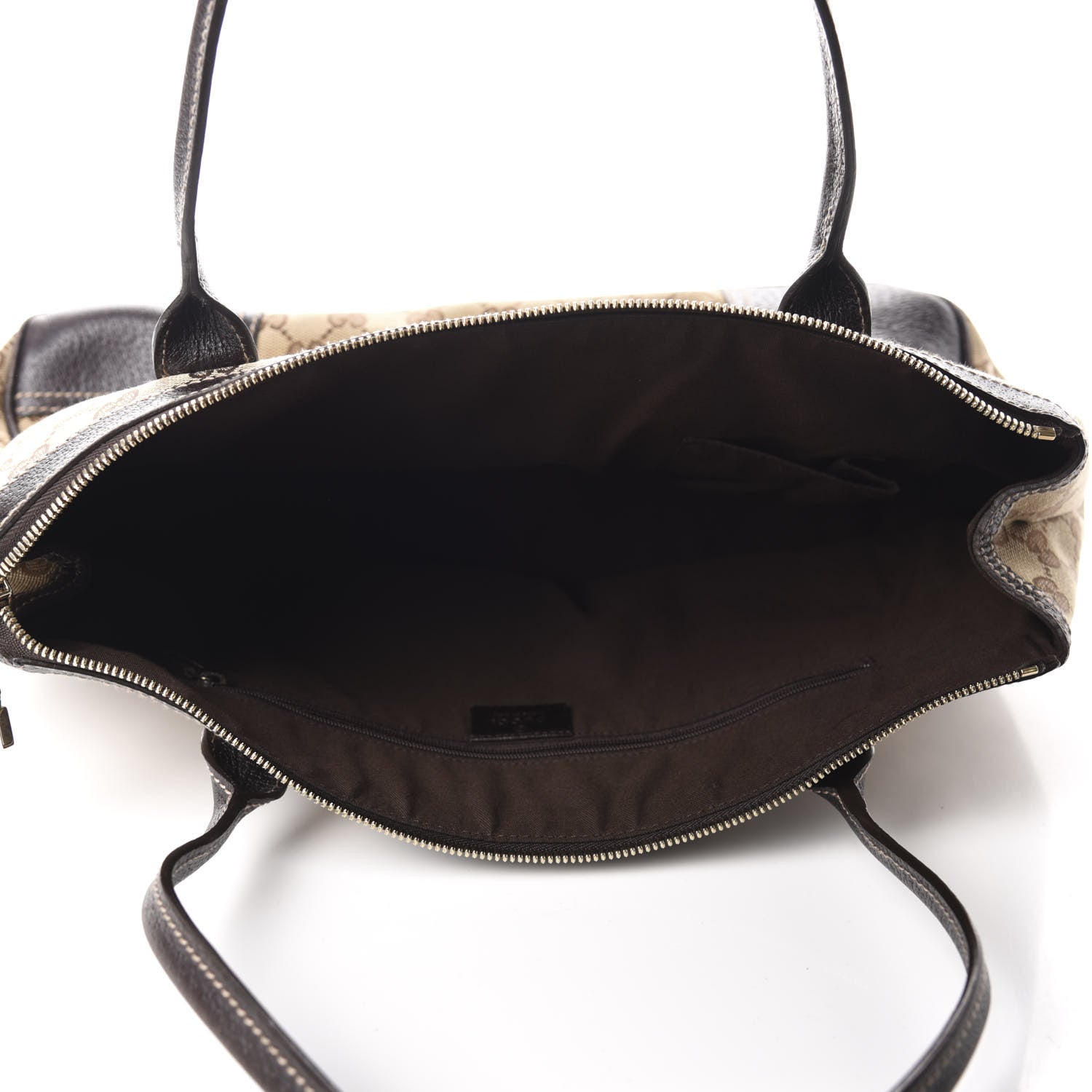 Gucci Monogram Medium Princy Tote Dark Brown 4 of 12