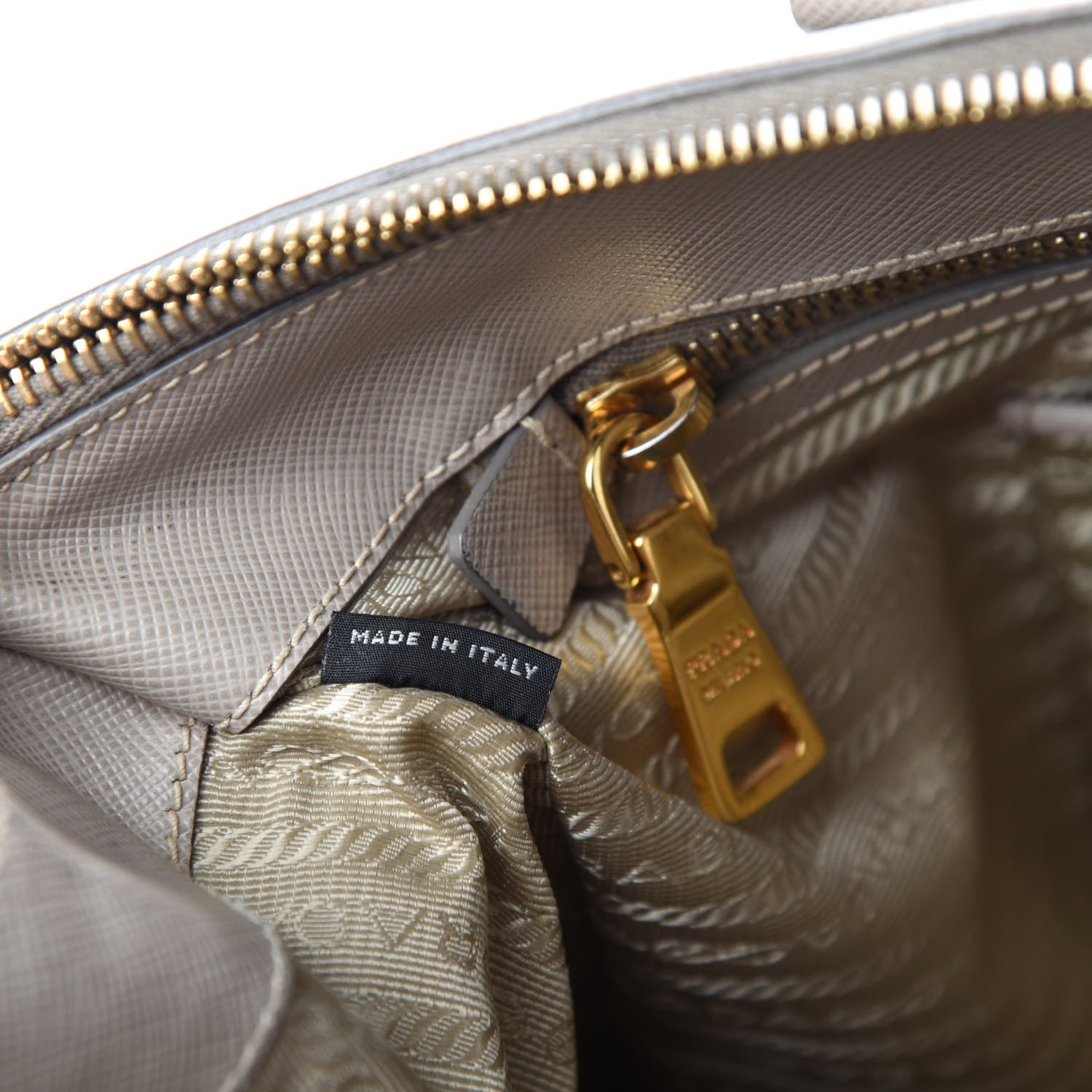 Prada Saffiano Large Galleria Double Zip Tote Pomice 21 of 24