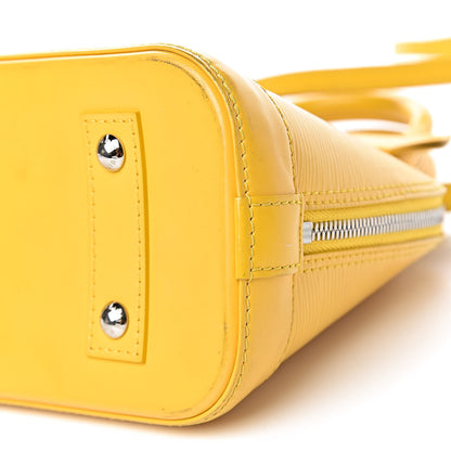 Louis Vuitton Epi Alma BB Citron 10 of 11