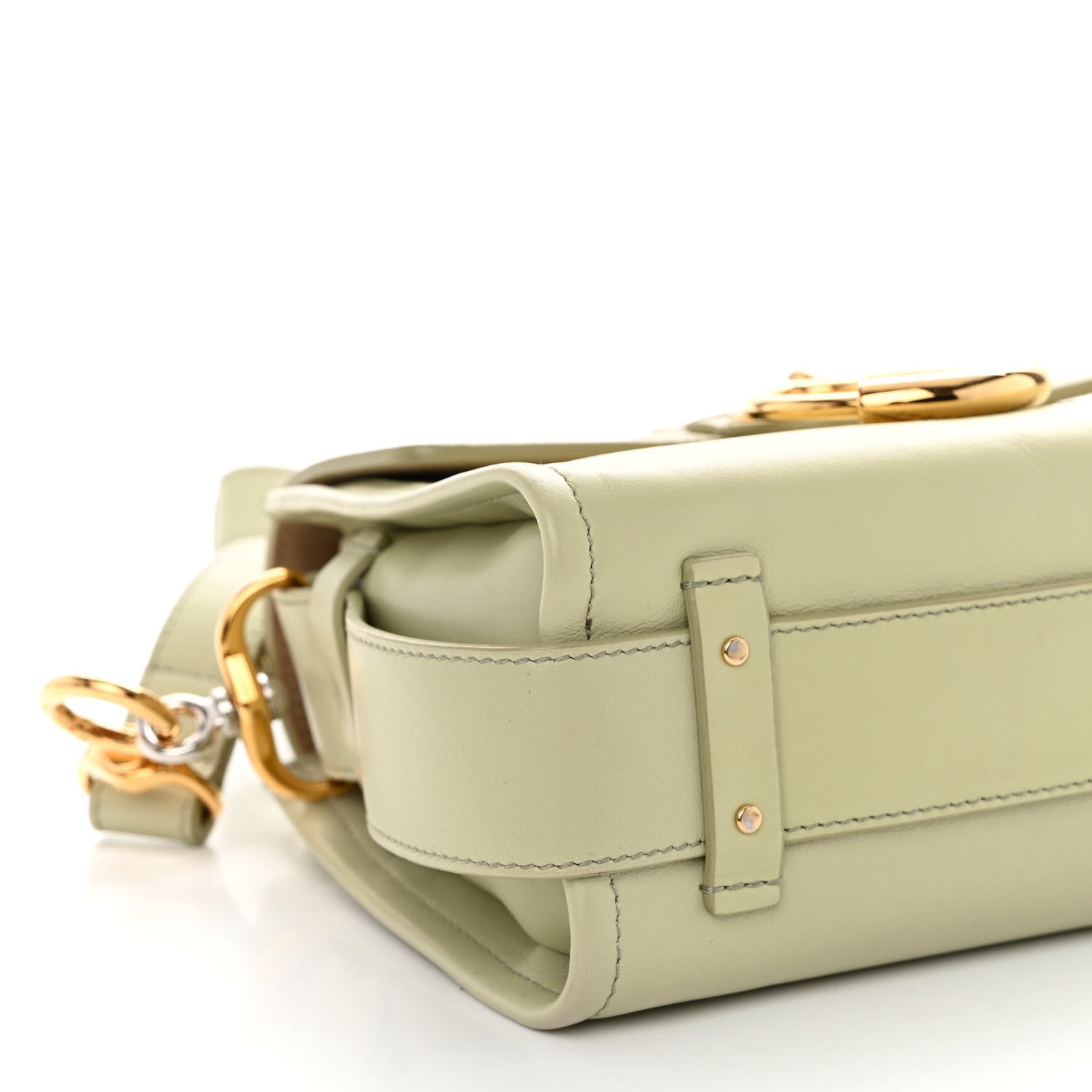 Chloe Calfskin Mini Tess Day Bag Light Eucalyptus 8 of 9