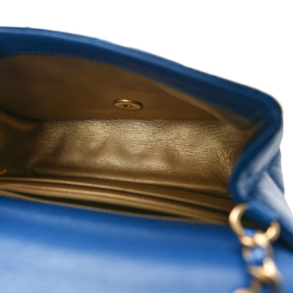Chanel Lambskin Quilted Mini Pearl Crush Flap Blue 5 of 10