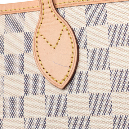 Louis Vuitton Damier Azur Neo Neverfull MM Rose Ballerine 14 of 14