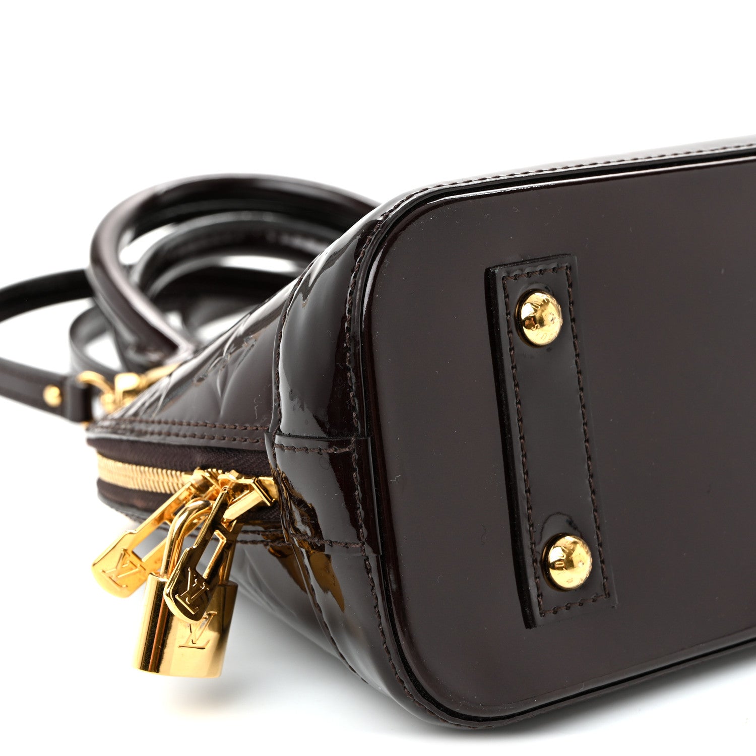 Louis Vuitton Vernis Alma BB Amarante 9 of 10