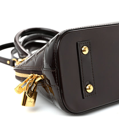 Louis Vuitton Vernis Alma BB Amarante 9 of 10
