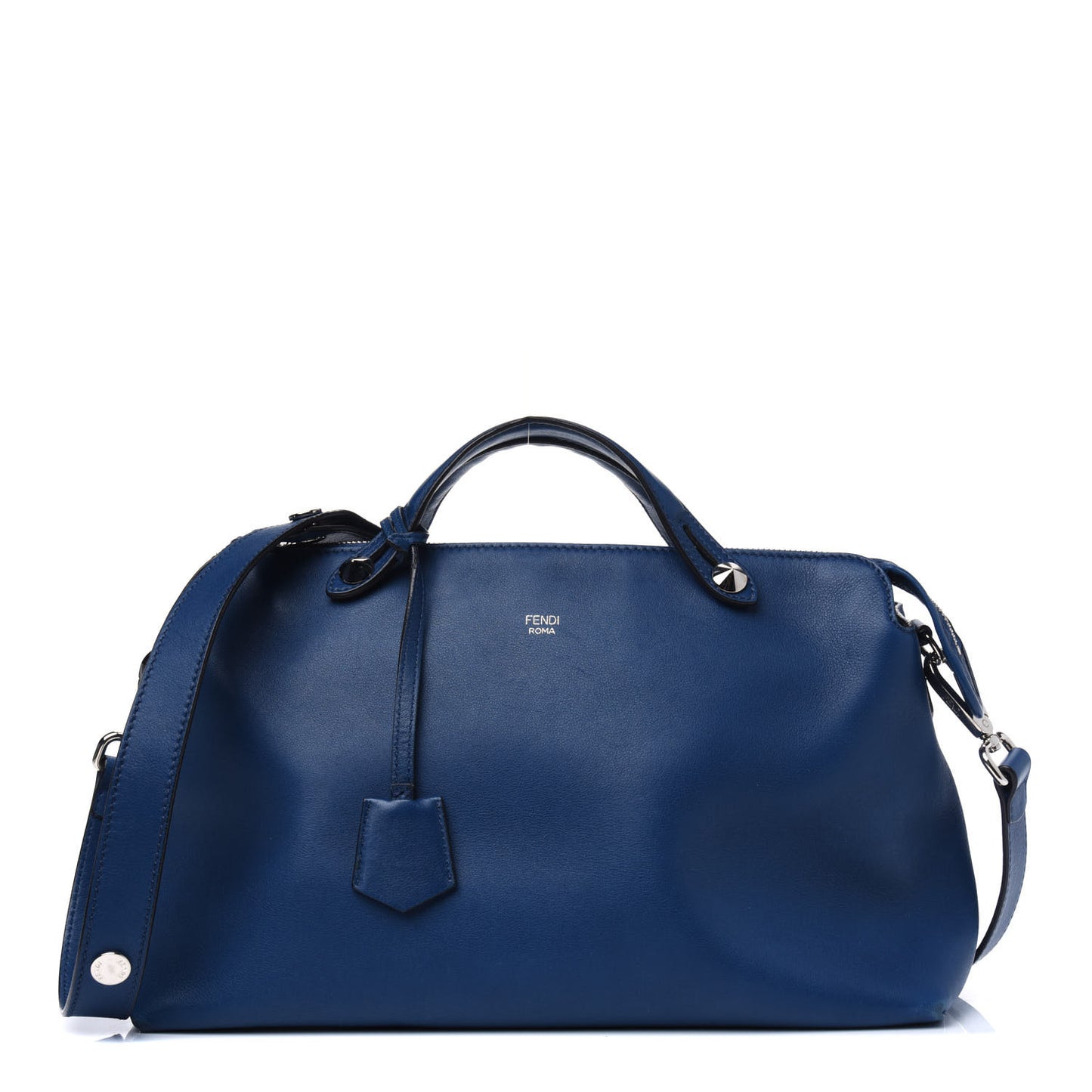 Vitello Dolce Marmol Large By The Way Boston Bag Blue
