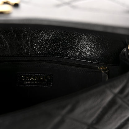 Chanel Crumpled Glazed Lambskin Quilted Small Flap Black 6 of 10