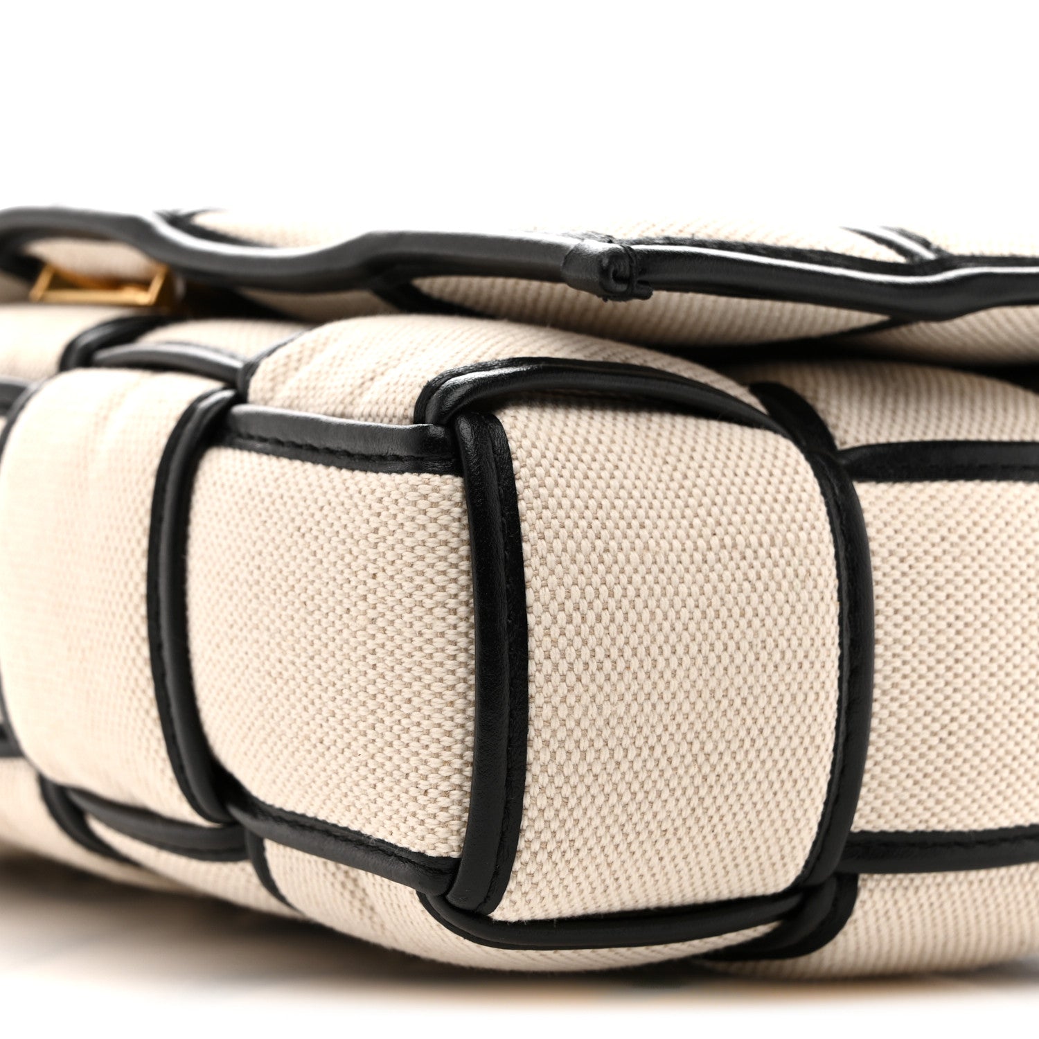 Bottega Veneta Canvas Intrecciato Padded Cassette Crossbody Bag