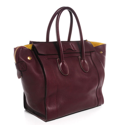Celine Smooth Calfskin Mini Envelope Luggage Wine 4 of 9