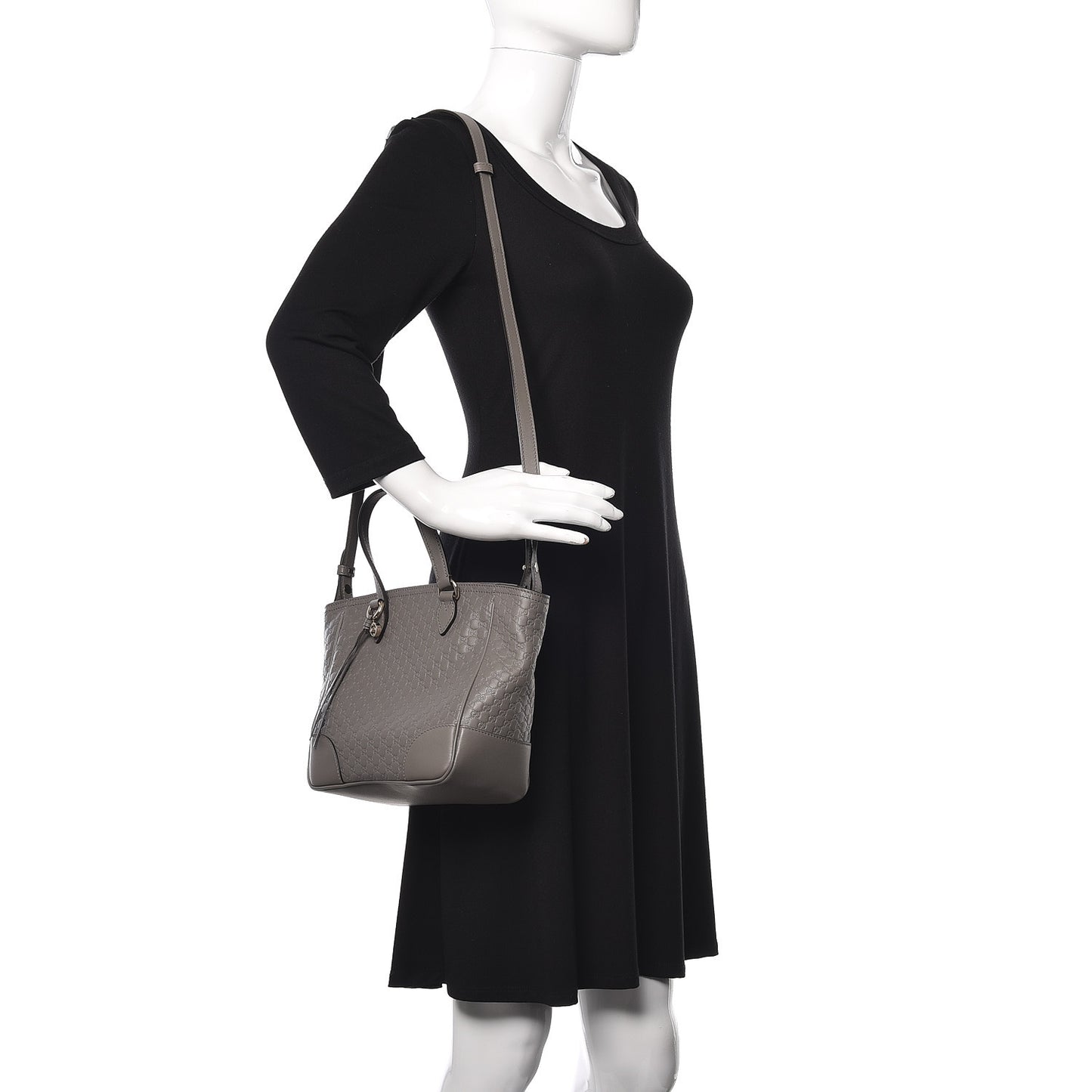 Microguccissima Small Bree Tote Graphite