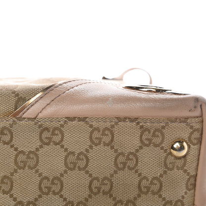 Gucci Monogram Medium New Britt Tote Beige 23 of 27
