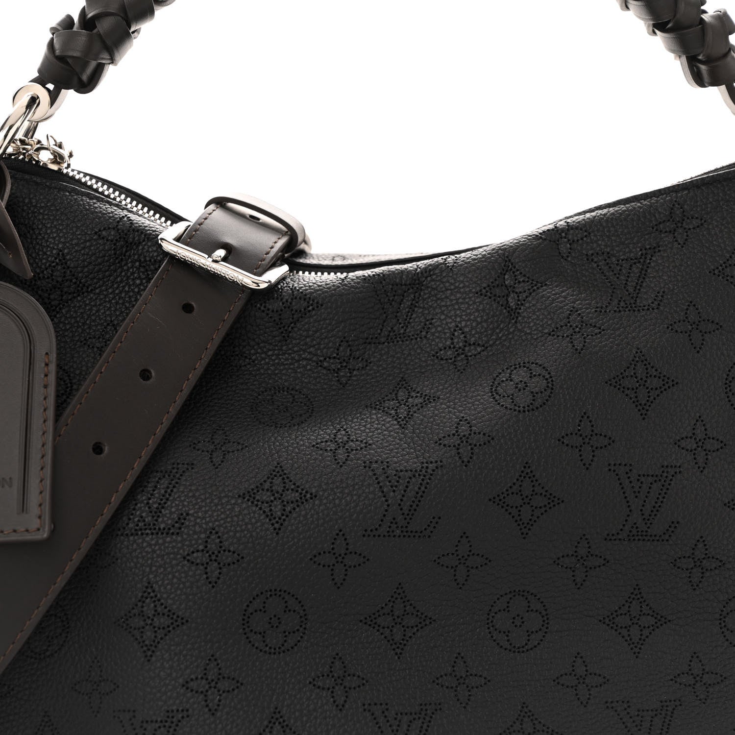 Louis Vuitton Mahina Beaubourg Hobo MM Black 8 of 12